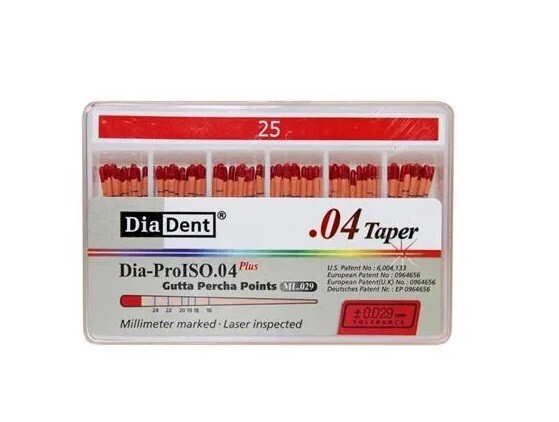 Diadent Gutta Percha Points 4% Free Shipping Worldwide