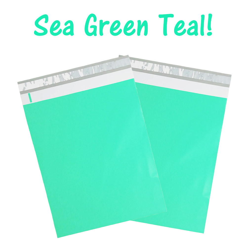 12×15 Pastel Pink &Teal Poly Mailers, HOT! NEW Designer Shipping Mailing Bags!