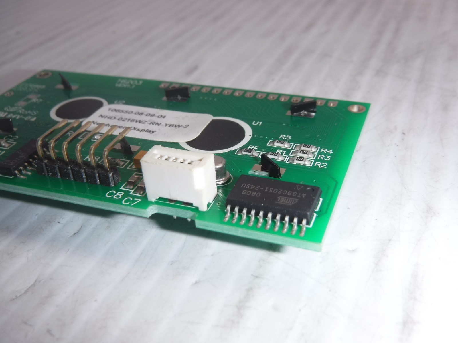 Newhaven Display 16203 Ver 1 LCD Screen NHD-0216WZ-RN-YBW-2 / 106550-08-09-04
