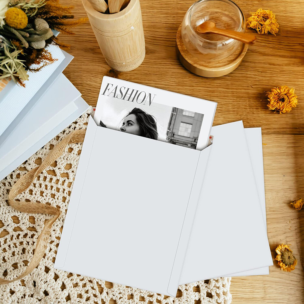 100-1000 300gsm Flat Photo Mailers Document Envelopes Cardboard Self Seal Mailer