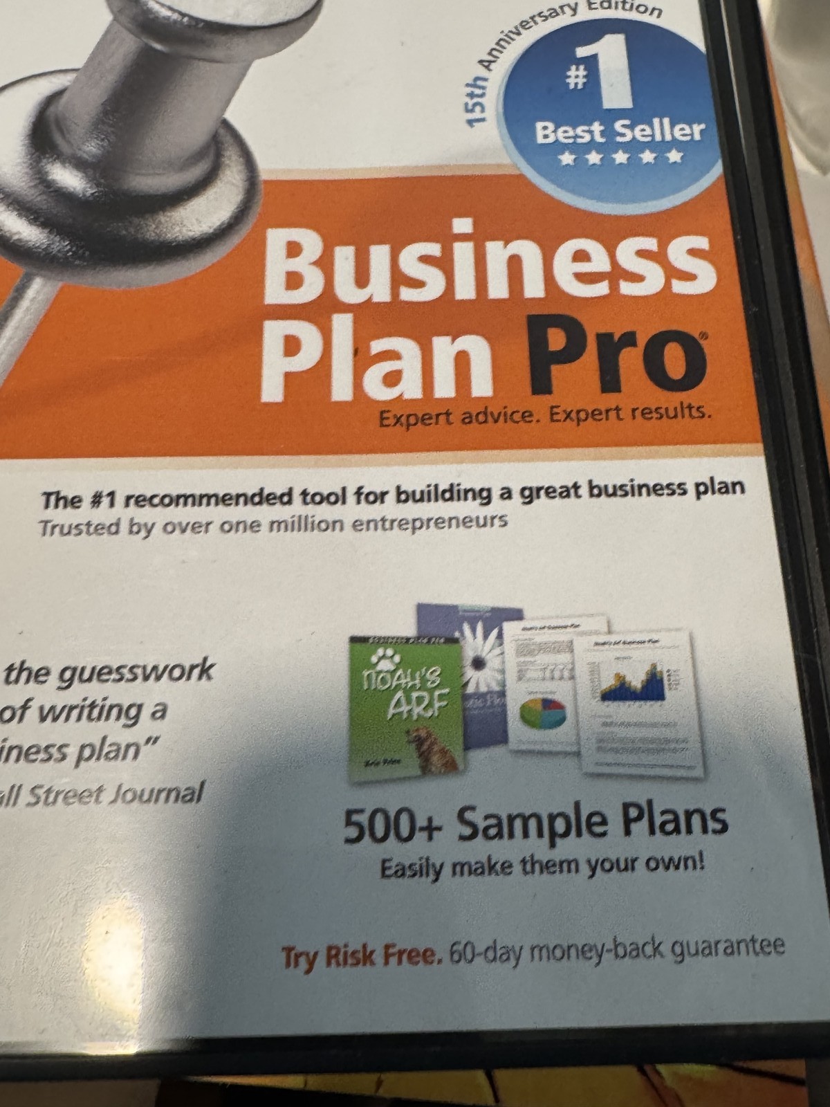 Business Plan Pro 15th Anniversary Edition Software – Expert Advice