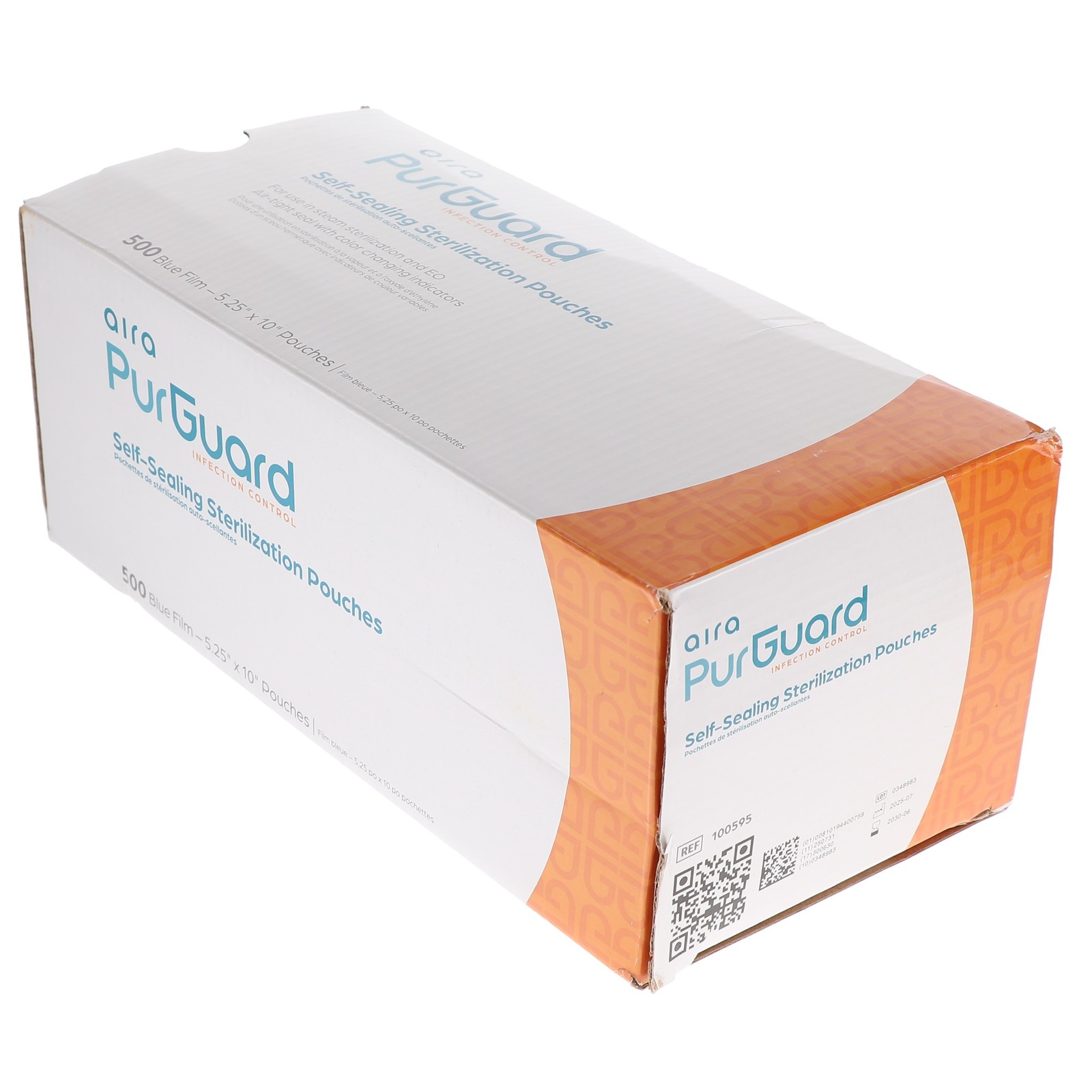 House Brand Dentistry 100595 Sterilization Pouches 5.25″X10″ Paper/Film 500/Pk