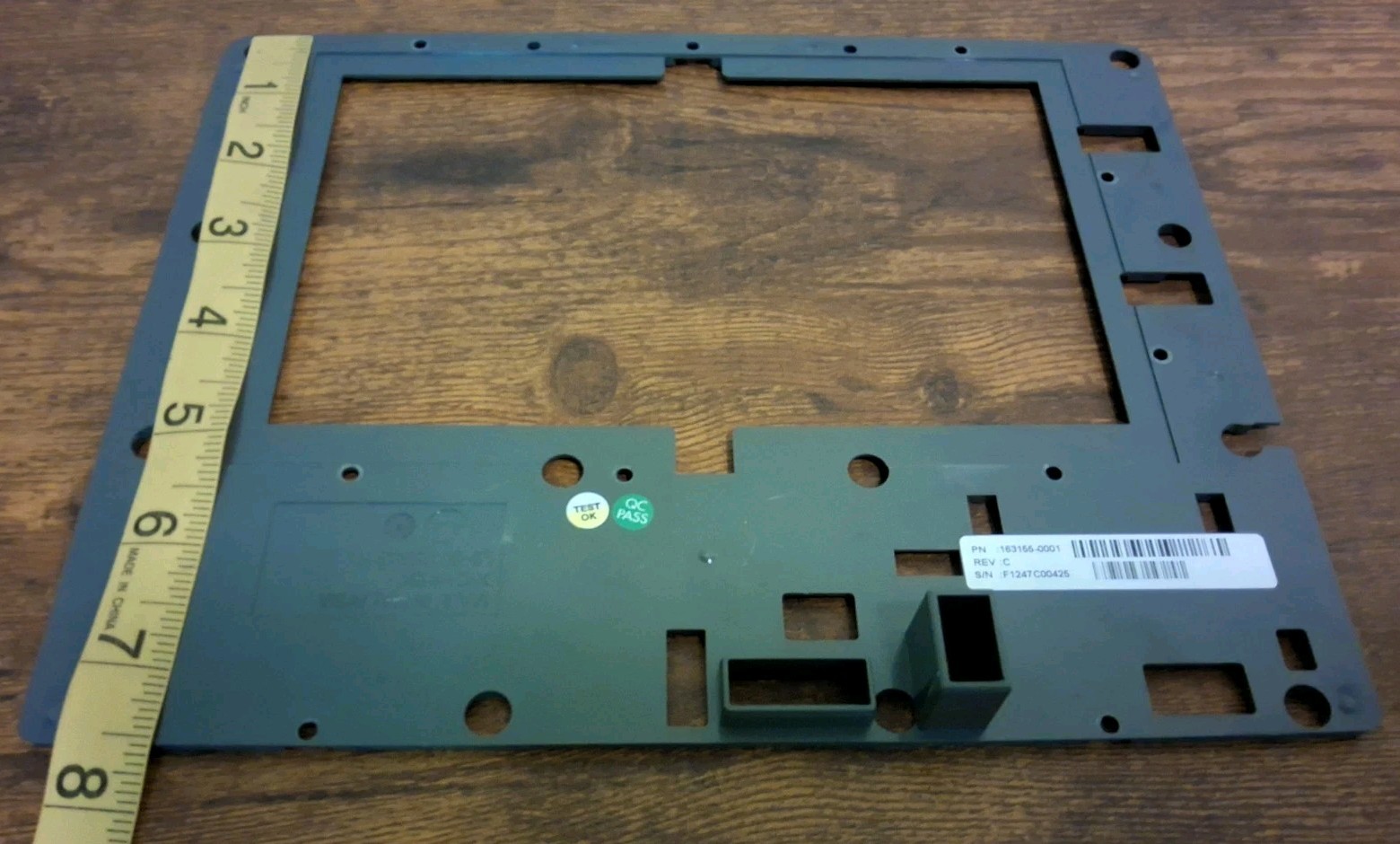 Honeywell Thor VM1 163155-0001 REV: C Panel Front Gray Plastic Made In Malaysia