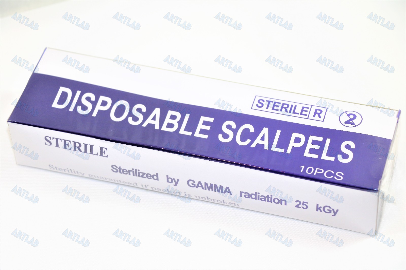 10 LOT STERILE DISPOSABLE SCALPELS #15 SINGLE USE – DENTAL,SURGICAL,DERMAPLANING