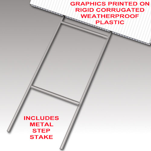 COMPUTER DIAGNOSTIC 18×24 Yard Sign Corrugated Plastic Bandit Lawn USA MECHANIC