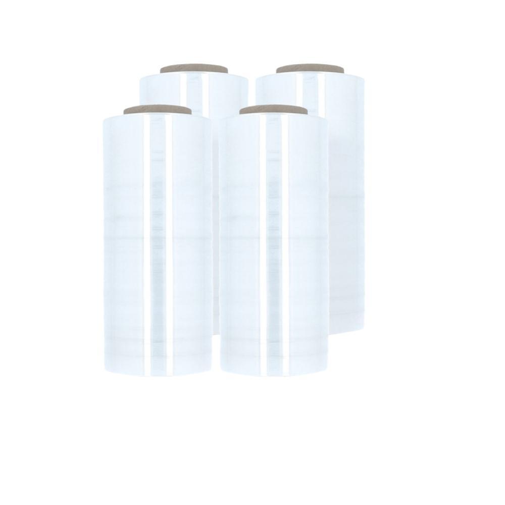 Cast Hand Stretch Wrap 4 Roll 15″x1000′ 120 Ga Palstic Packing Shrink Film