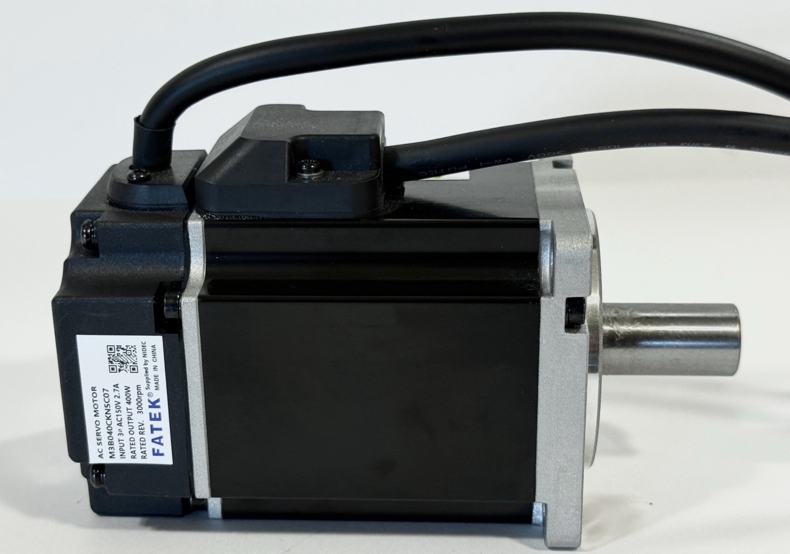 FATEK M3B040CKNSC07 AC Servo Motor 400W 3000RPM NIDEC IP65 CNC