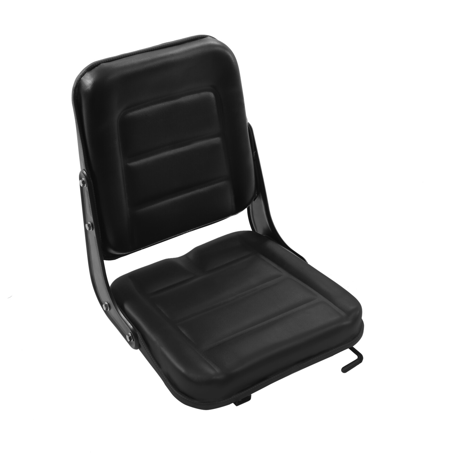 Universal Forklift Seat Comfort Fold Down Tractor Seat Suspension w/Slide