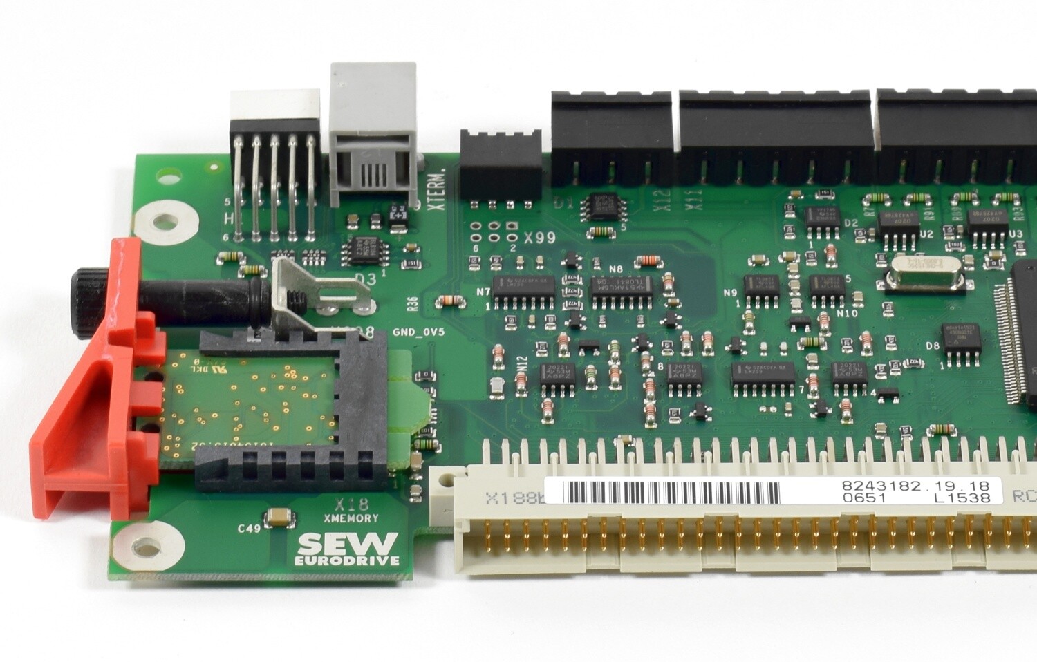 SEW Eurodrive CPU Board, 08243182, Built:1612