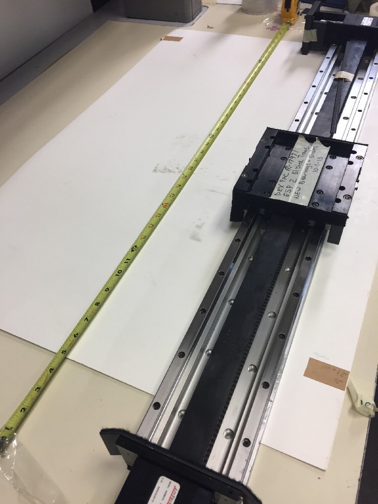 LINTECH BELT DRIVEN PRECISION SLIDE MODEL # 204491 REV.”C”WARRANTY*