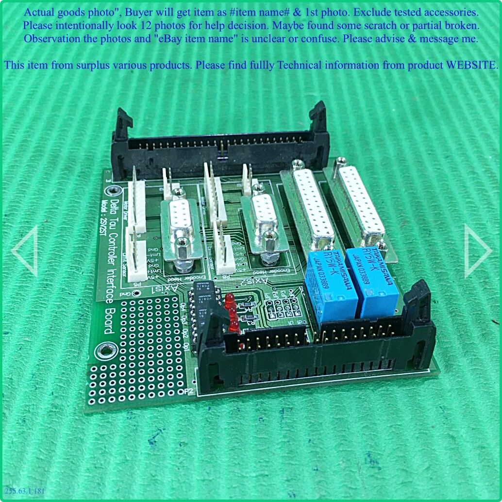 Delta Tau 2SV2ST, PMAC2/PC104 Interface Board as photo, sn:740A.