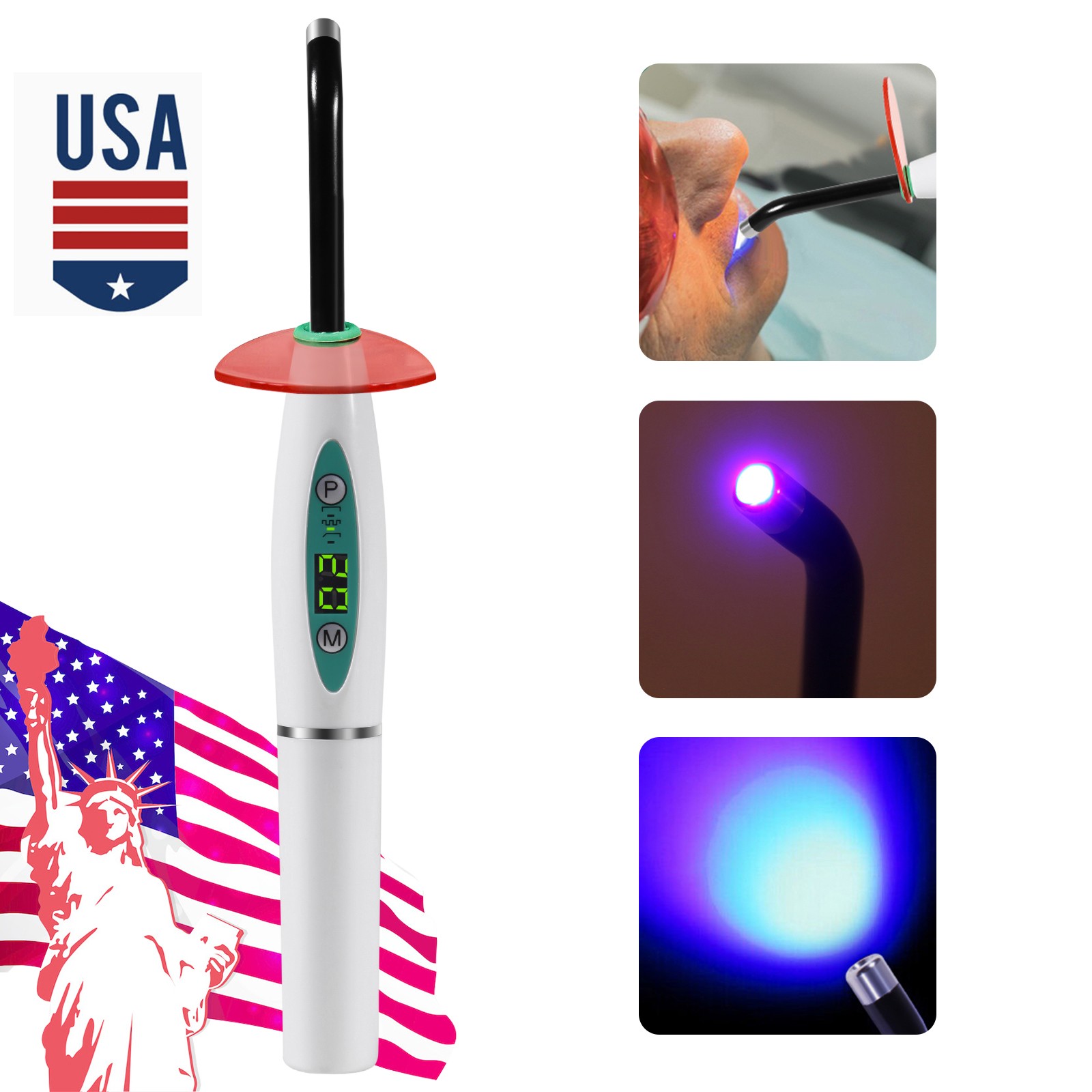 SANDENT Dental Implant 20:1 Reduction Contra Angle Push Button Handpiece F/ NSK