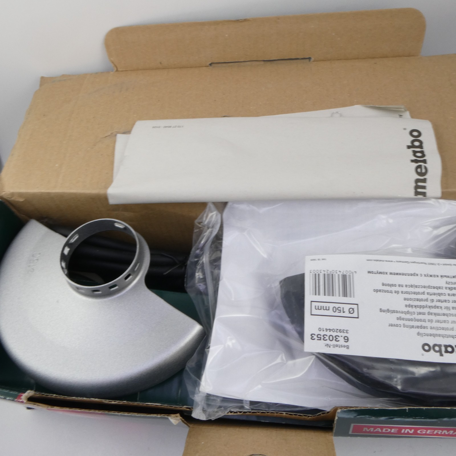 Metabo 6-Inch Angle Grinder, 10,000 RPM, 12 Amp, Non-locking Paddle Switch, M…