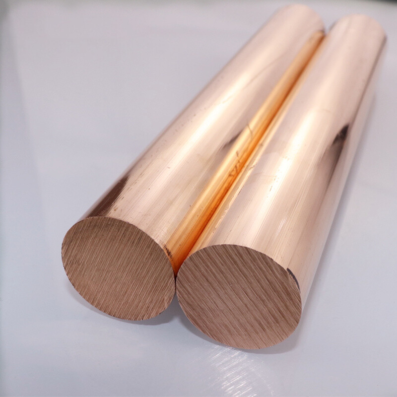 Copper Round Solid Rod Bar 12mm – 55mm Diameter 100 150 200 250 300mm Length