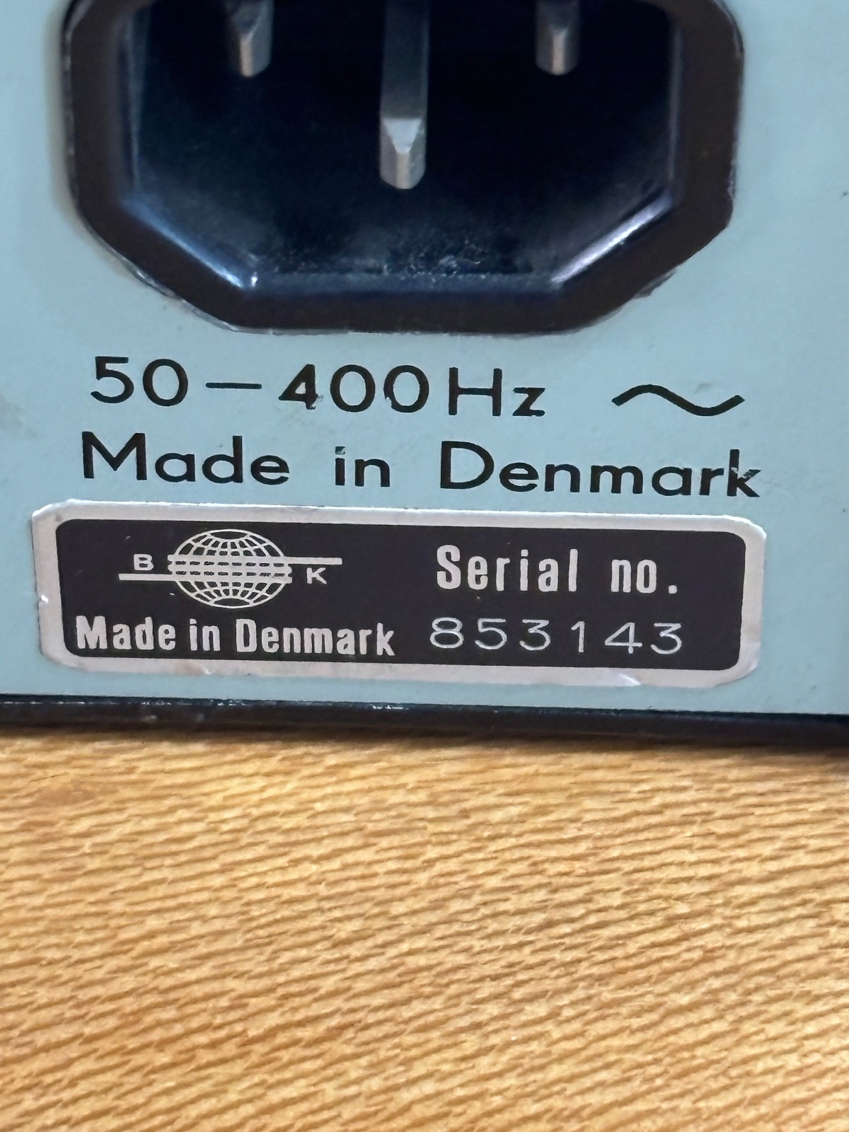 B&K Type 2807 Two Channel Microphone Power Supply Denmark Untested