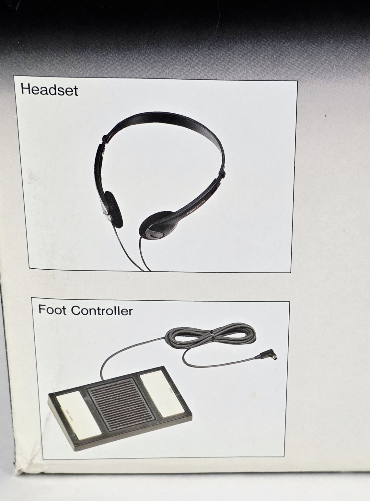 Panasonic RR-930 Microcassetter Trascriber Recorder Foot Controller READ PLEASE