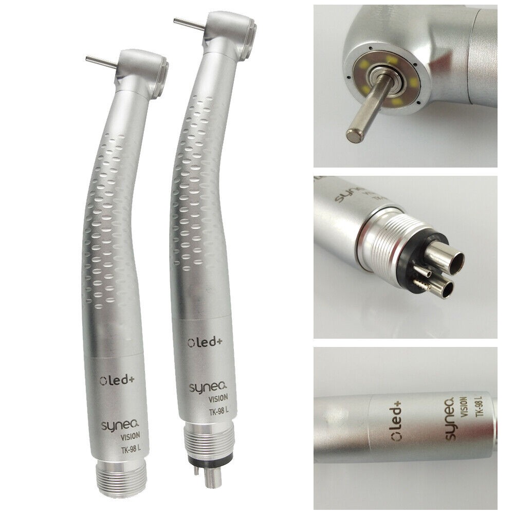 OLED+ 5 Light LED E-Generator Dental High Speed Fiber Optic Handpiece 2/4Hole