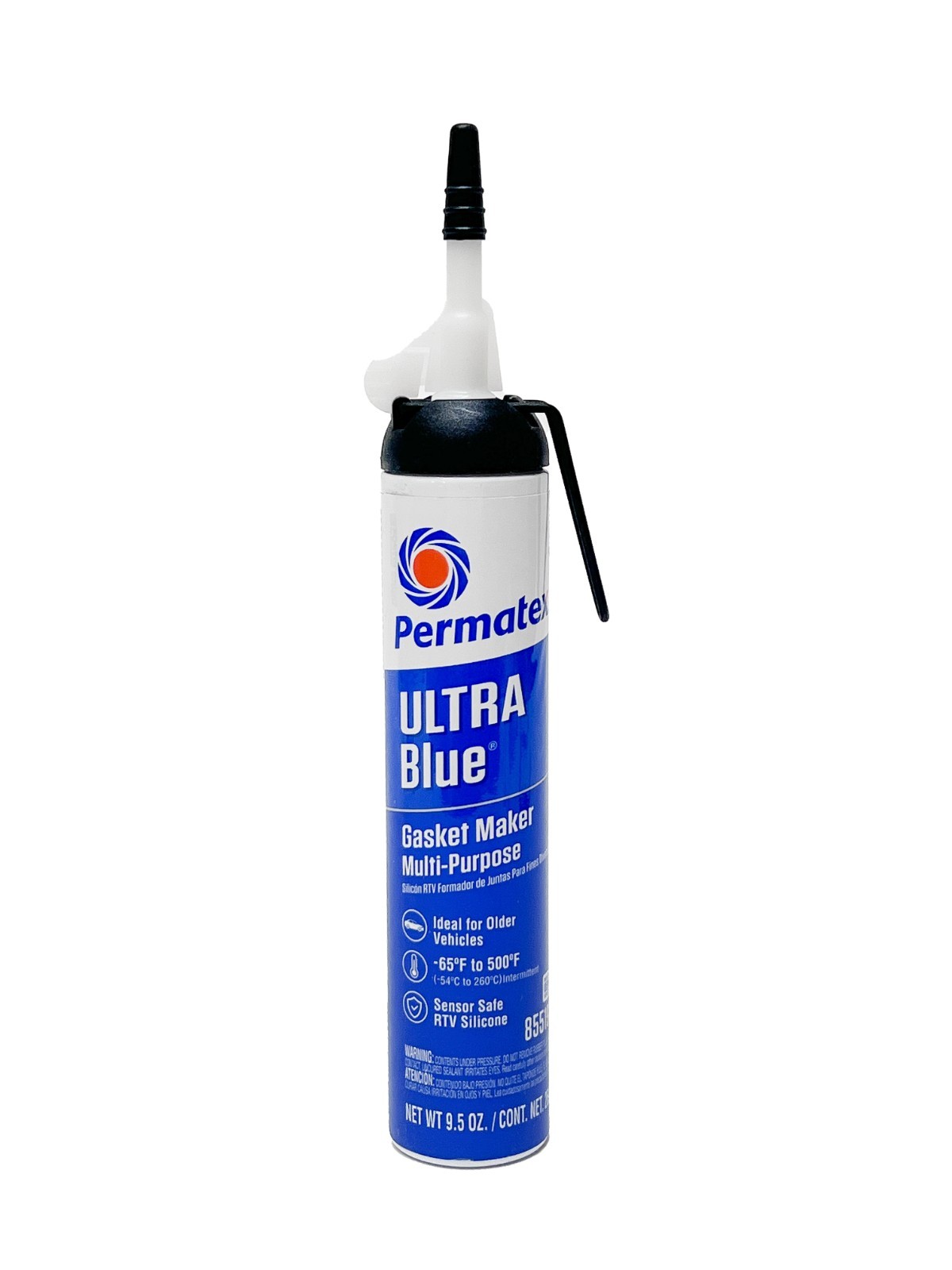 Permatex 85519 Sensor-Safe Ultra Blue RTV Silicone Gasket Maker, 9.5 oz.