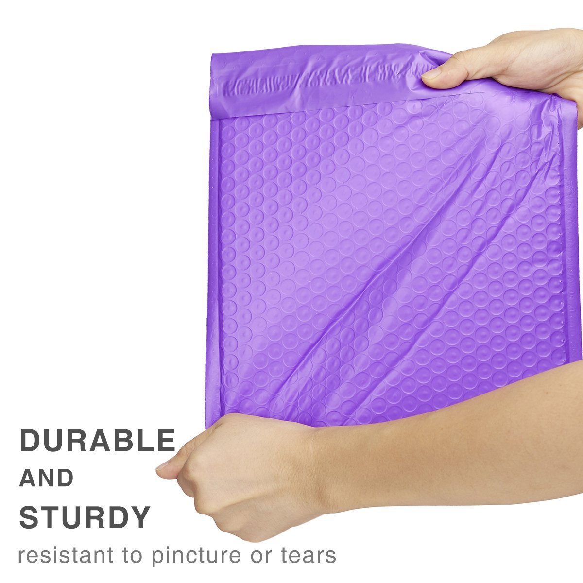 500 #0 Purple Poly Bubble Padded Envelopes Self-Sealing Mailers 6X10 (Inner 6×9)