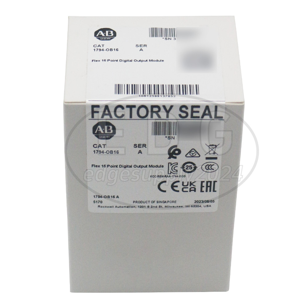 New Factory Sealed AB 1794-OB16 /A Flex 16 Point Digital Output Module1794-OB16