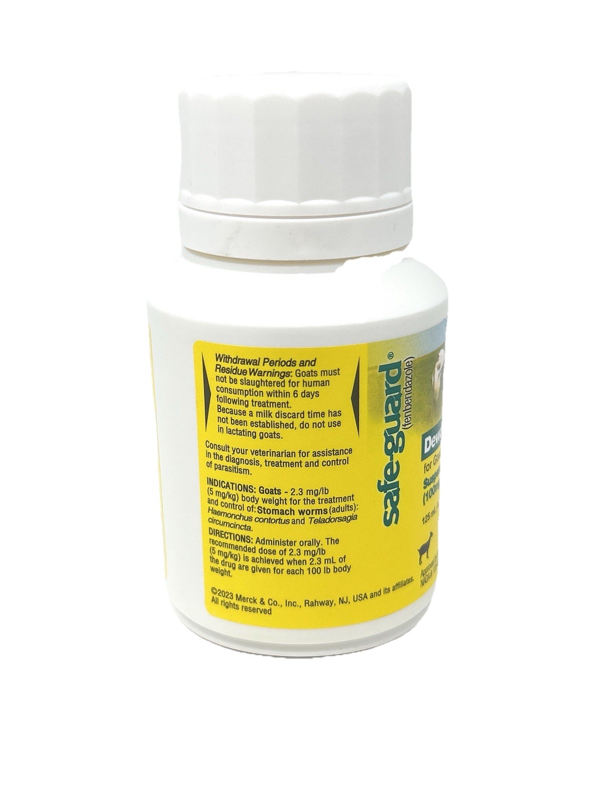 Safe-Guard Dewormer Liquid 125ml (4.2fl oz) Fenbendazole SafeGuard