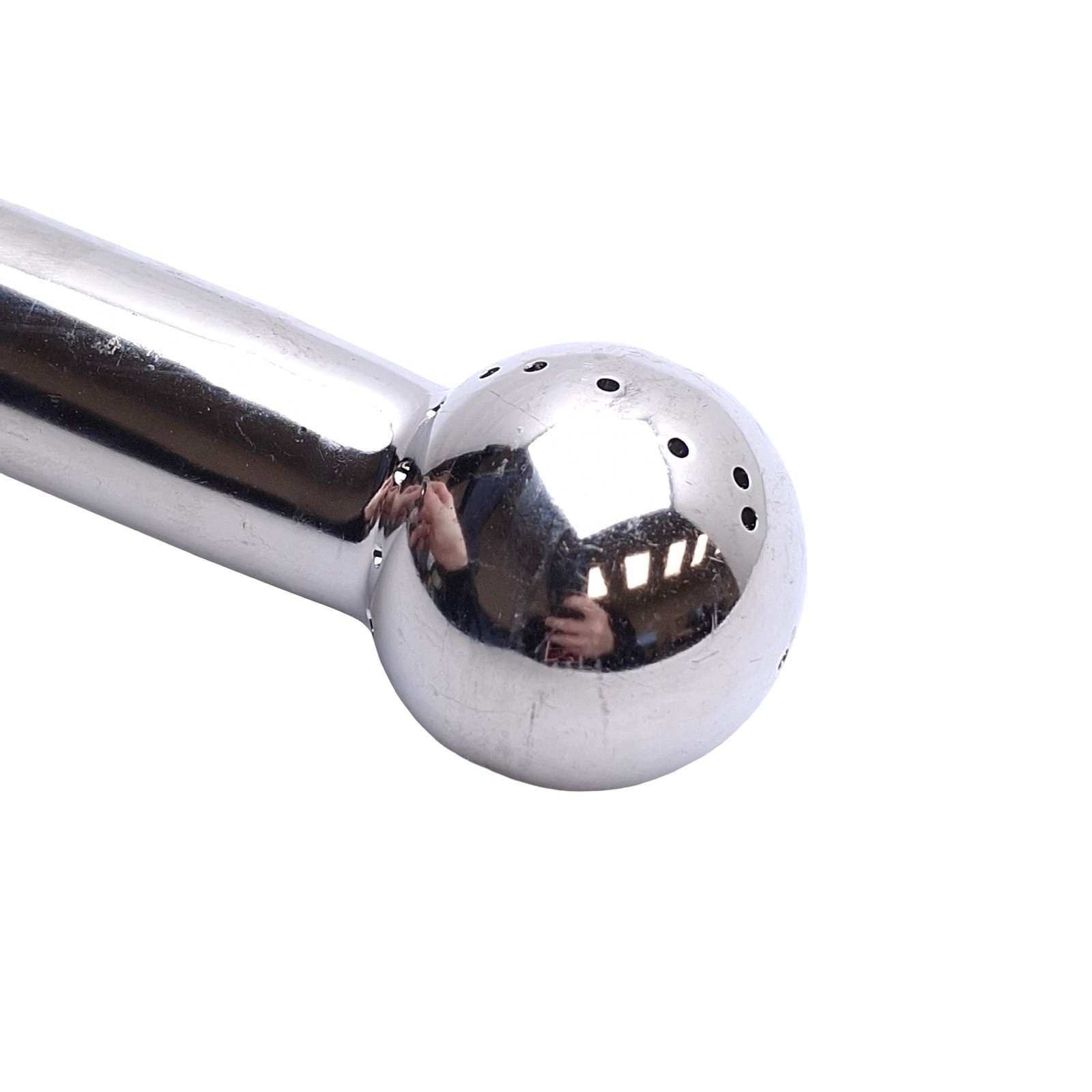 ISS Sanitary Supply Tube With Spray Ball 1/2in Tri-Clamp, 8.12in Internal Length
