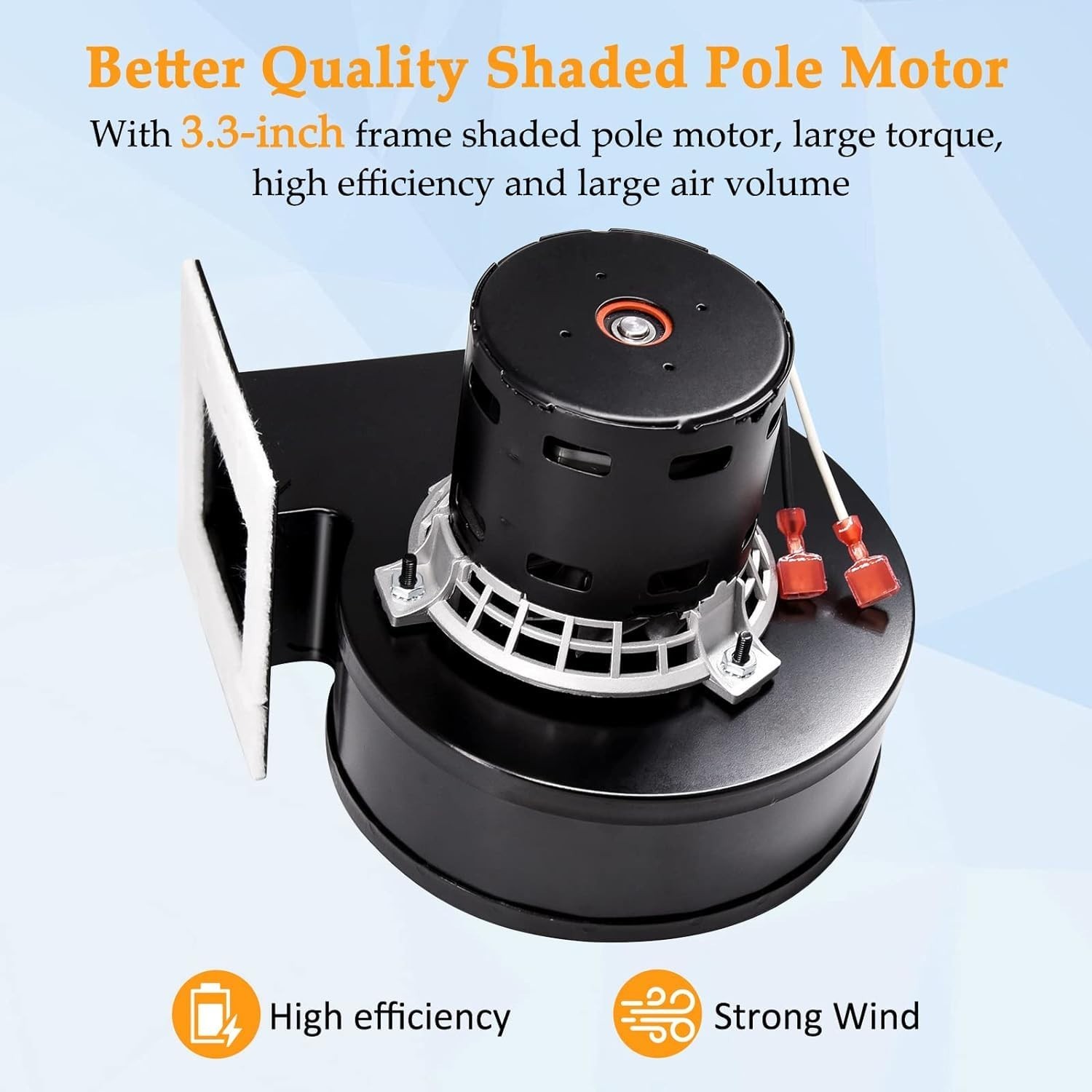 PU-076002B Exhaust Blower & PU-4C442 Convection Blower Fan Kit for Englander 25-