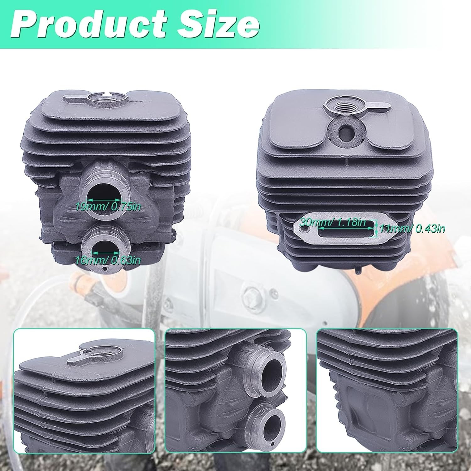 50mm Cylinder Piston Gasket Kit for Stihl TS410 & TS420 – Essential Replacement