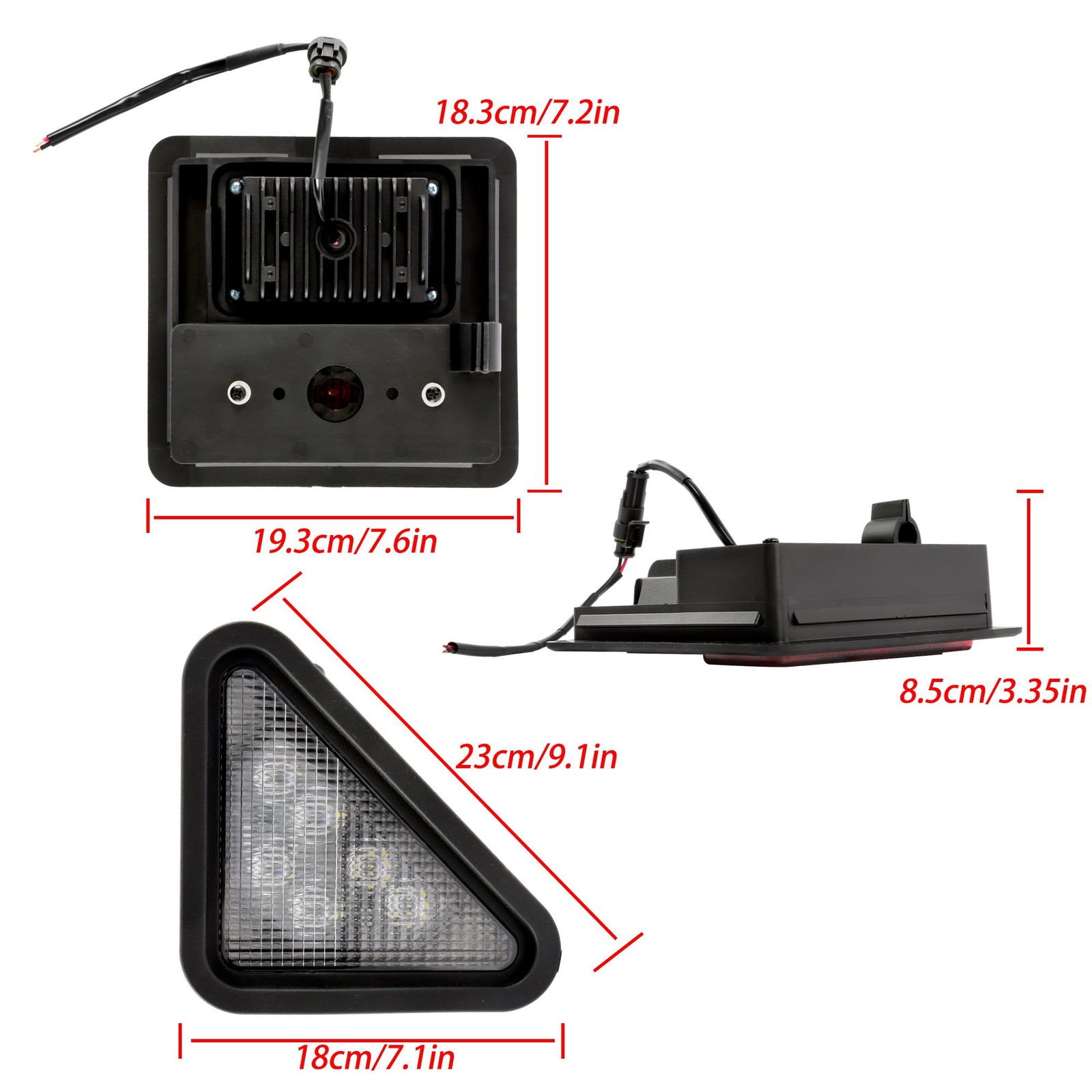 Front & Rear LED Light Kit For Bobcat S130 S150 S160 S175 S185 S740 S160 S175