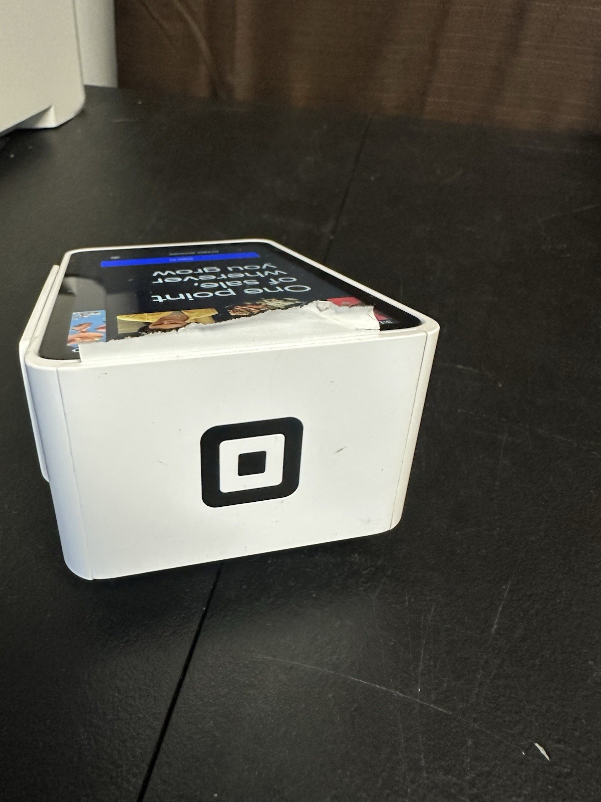 Square Terminal, an all-in-one credit card machine and point-of-sale system Used