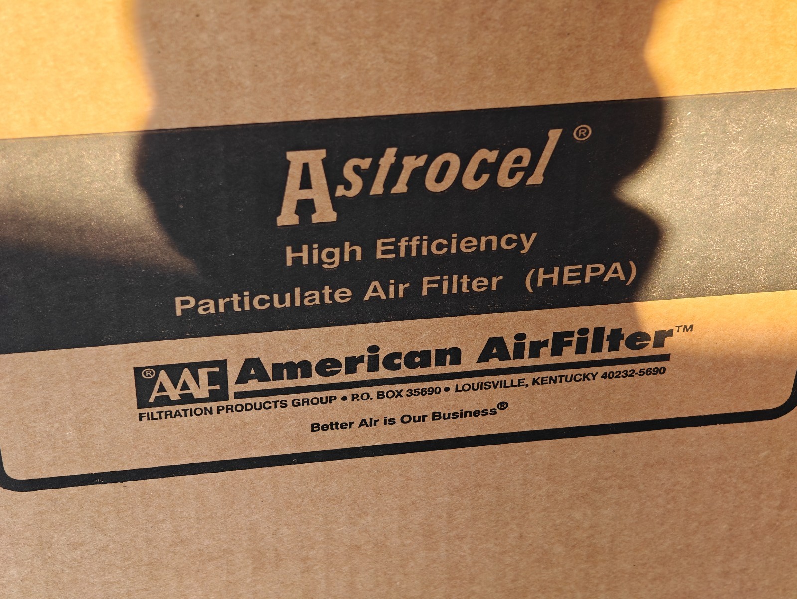 AAF AstroCel Type T-M HEPA Air Filter 23 5/8 x 35 5/8 x 5 Cleanroom | NEW