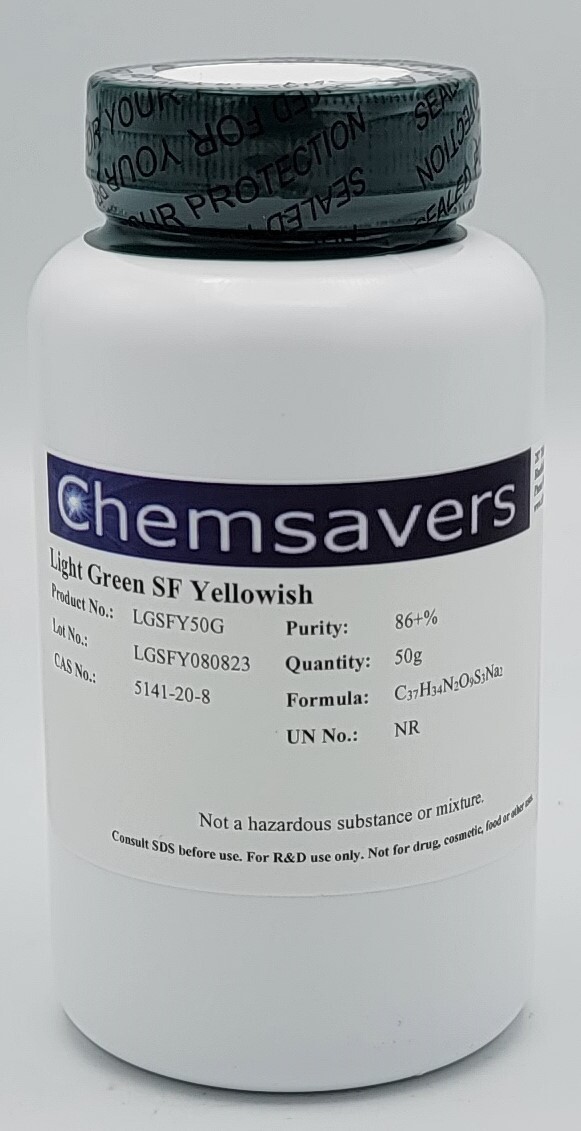 Light Green SF Yellowish, 81% (Dye Content), 50g