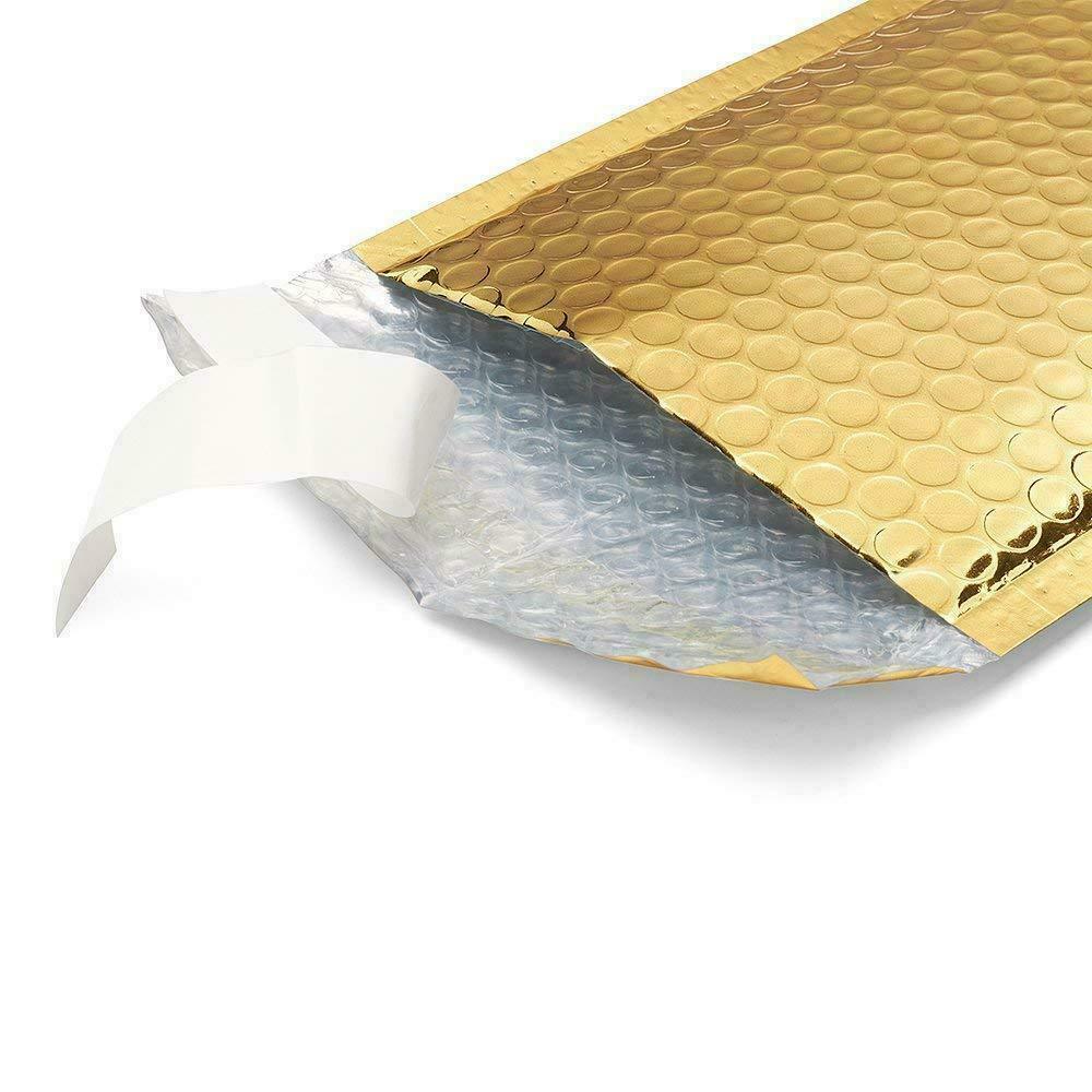 Any Size Color MATTE METALLIC Poly Bubble Mailers Mailing Padded ,shipping