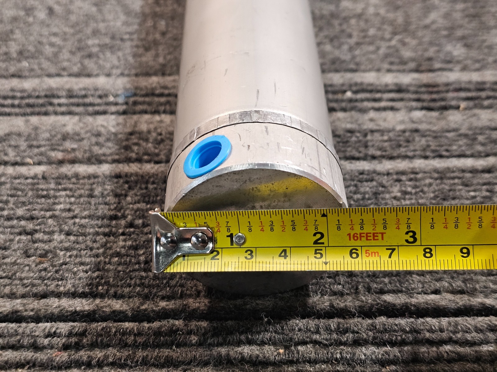 Badac Equipment Cylinder Rod C/23 2.18″ OD x 21.5″ Length x .61″ Rod