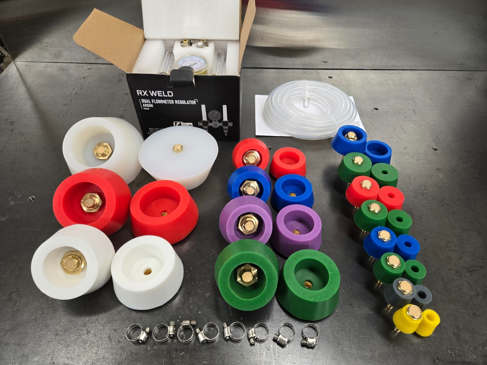 Ultimate Silicone Back Purge Plug Kit 3/4 to 5 inch for Tig Welding Stainless