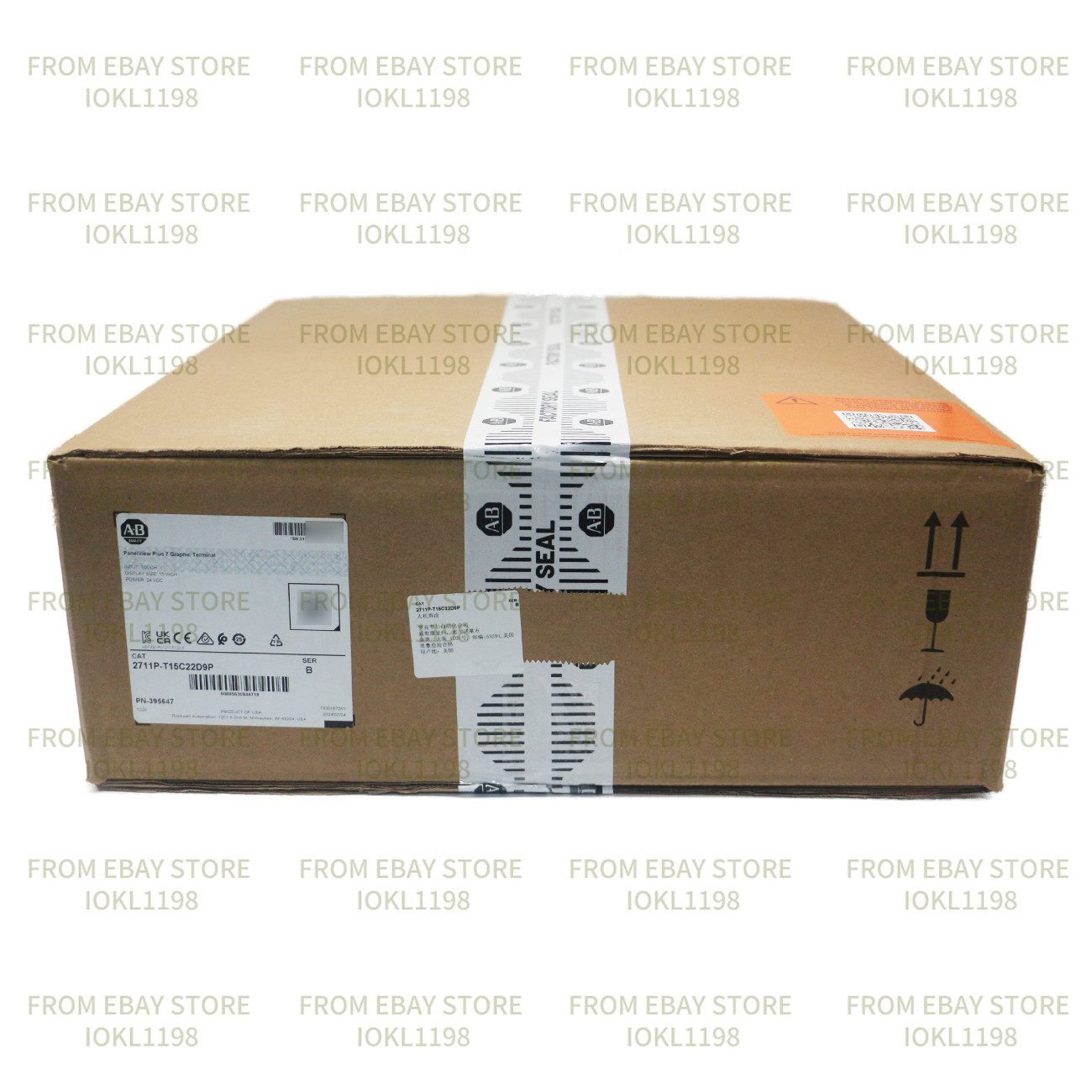New Sealed 2711P-T15C22D9P Allen-Bradley PanelView Plus 7 Graphic Terminal