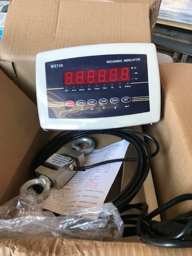 3000 LB CALIBRATED CRANE SCALE TENSION accuracy 0.5 LB