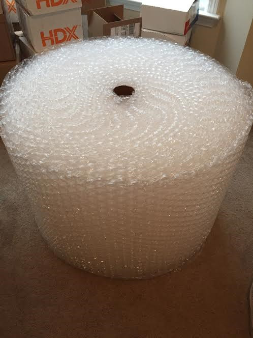 1/2″ Large Bubble Cushioning Wrap Padding Roll 500′ x 24″ Wide Perf 12″ 500 FT
