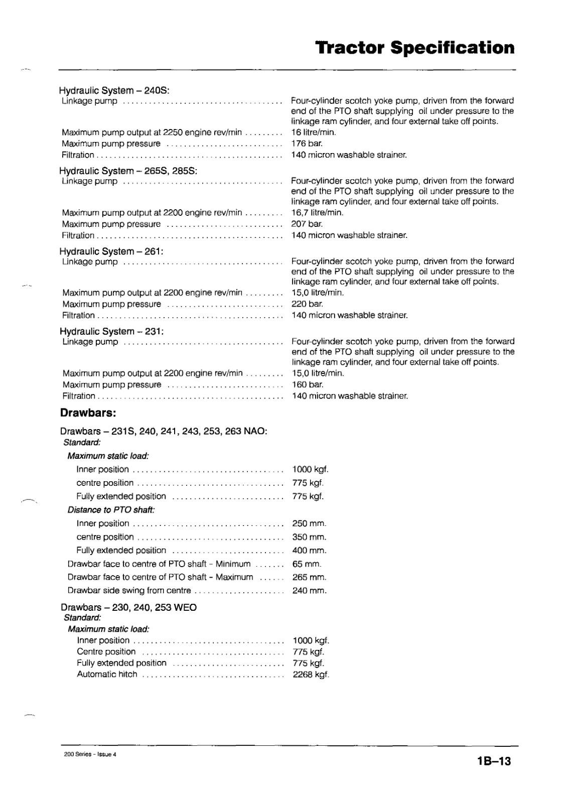 Massey Ferguson Tractors Service Manual Repair 230 231 231S 235 240 241 243 245