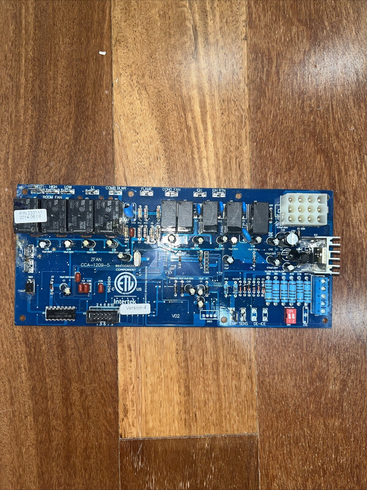 Intertek PTAC Control Board PN: 233141