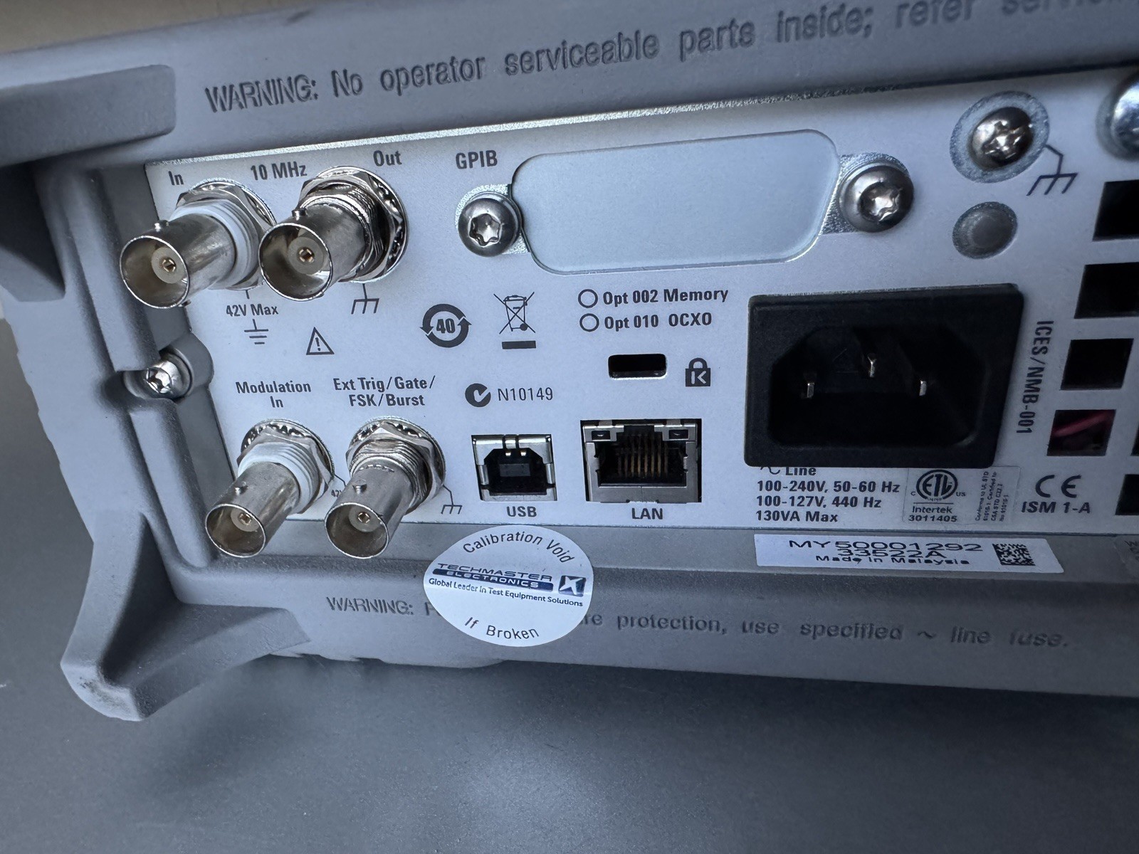 HP/Agilent/Keysight 33522A Waveform Generator CALIBRATED recently