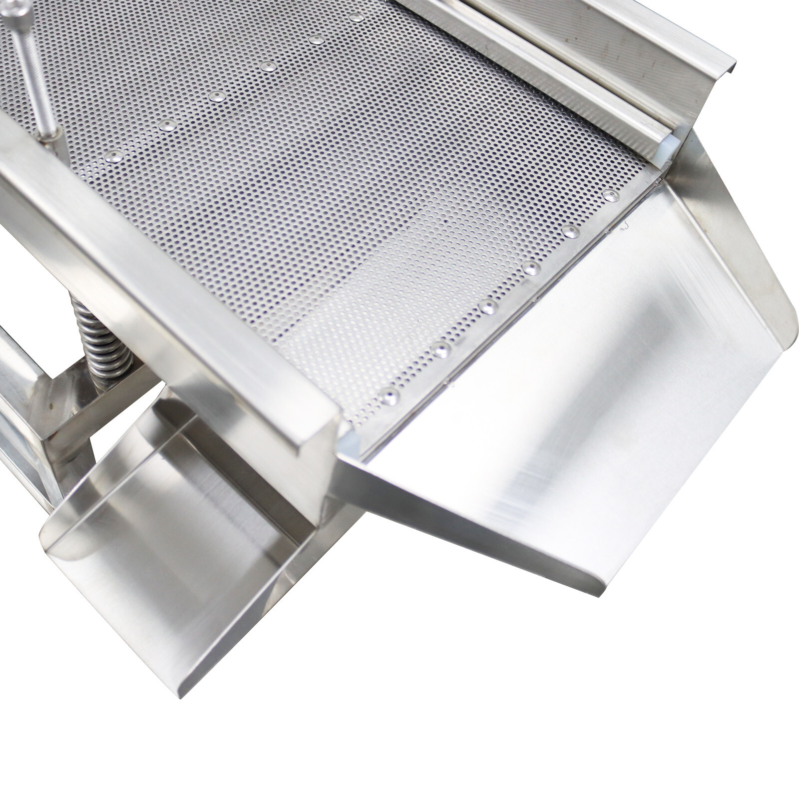 TB610 110V Stainless Steel Linear Vibrating Screen with 3mm Screen Dual Motor