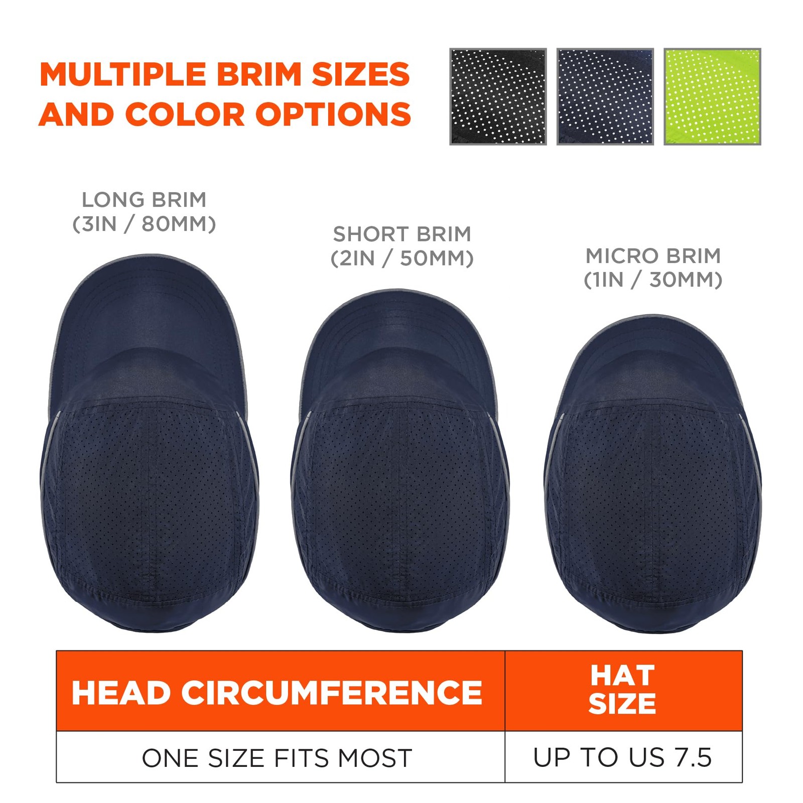 Ergodyne – 23336 Skullerz 8955 Lightweight Bump Cap Baseball Hat Style