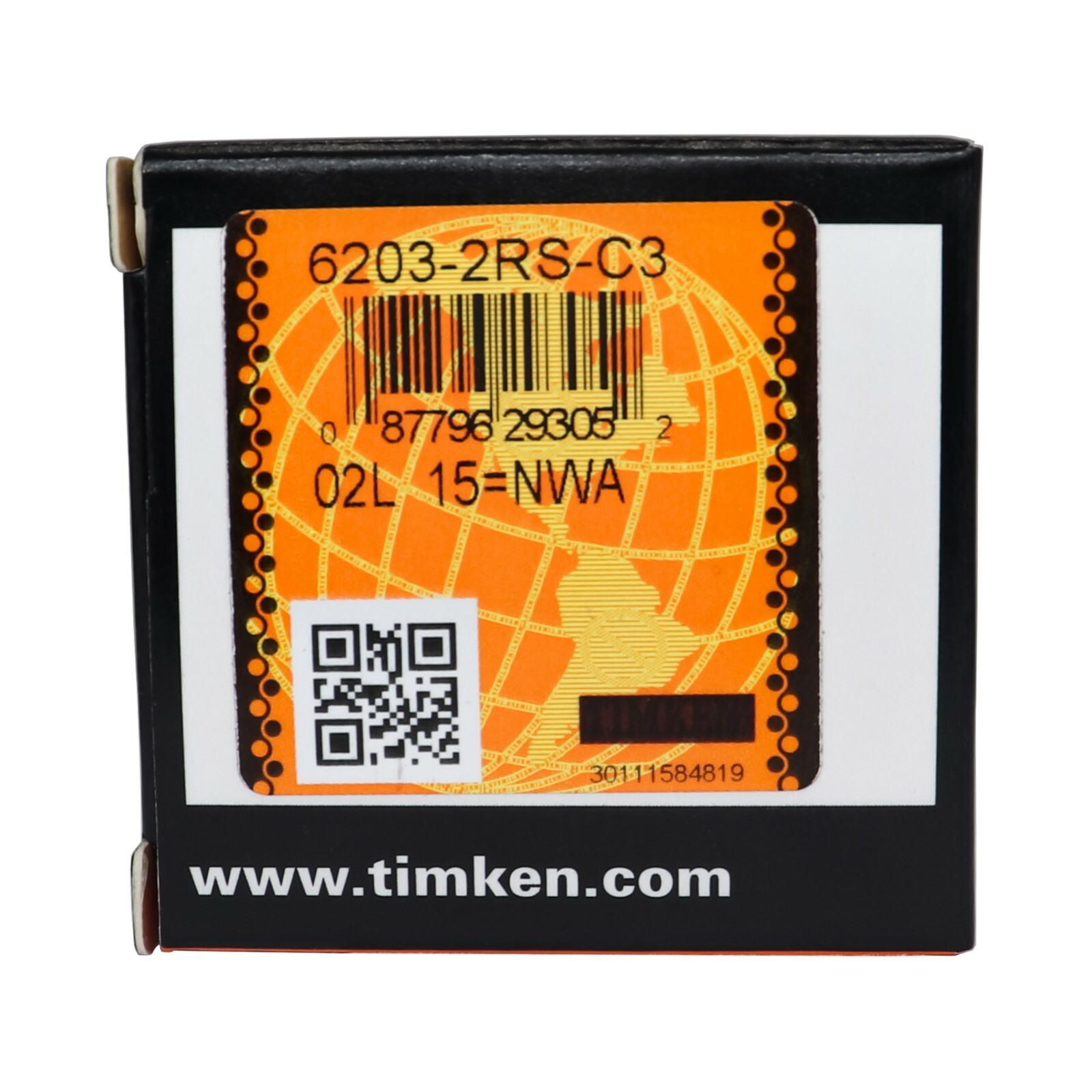 (10PACK) TIMKEN 6203-2RSC3 6203-2RS 17X40X12MM Double Rubber Seal Ball Bearings