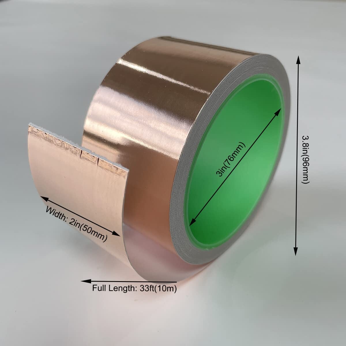 Faraday Conductive Copper Foil Tape for EMI EMF RF RFID Shielding Block the gap