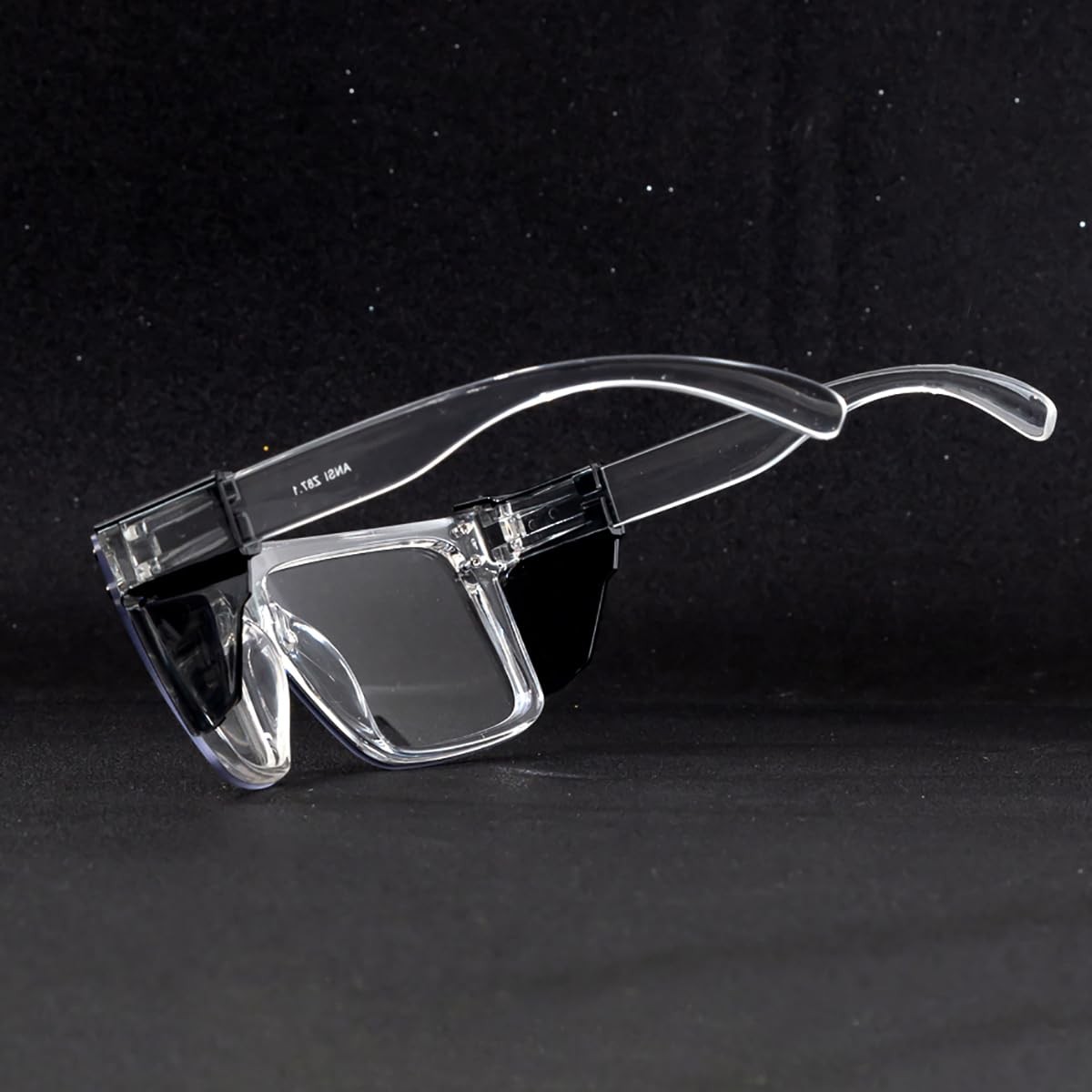 UV400Transition Photochromic Safety Glases Light to Dark Grey Lenses ANSI Z87…