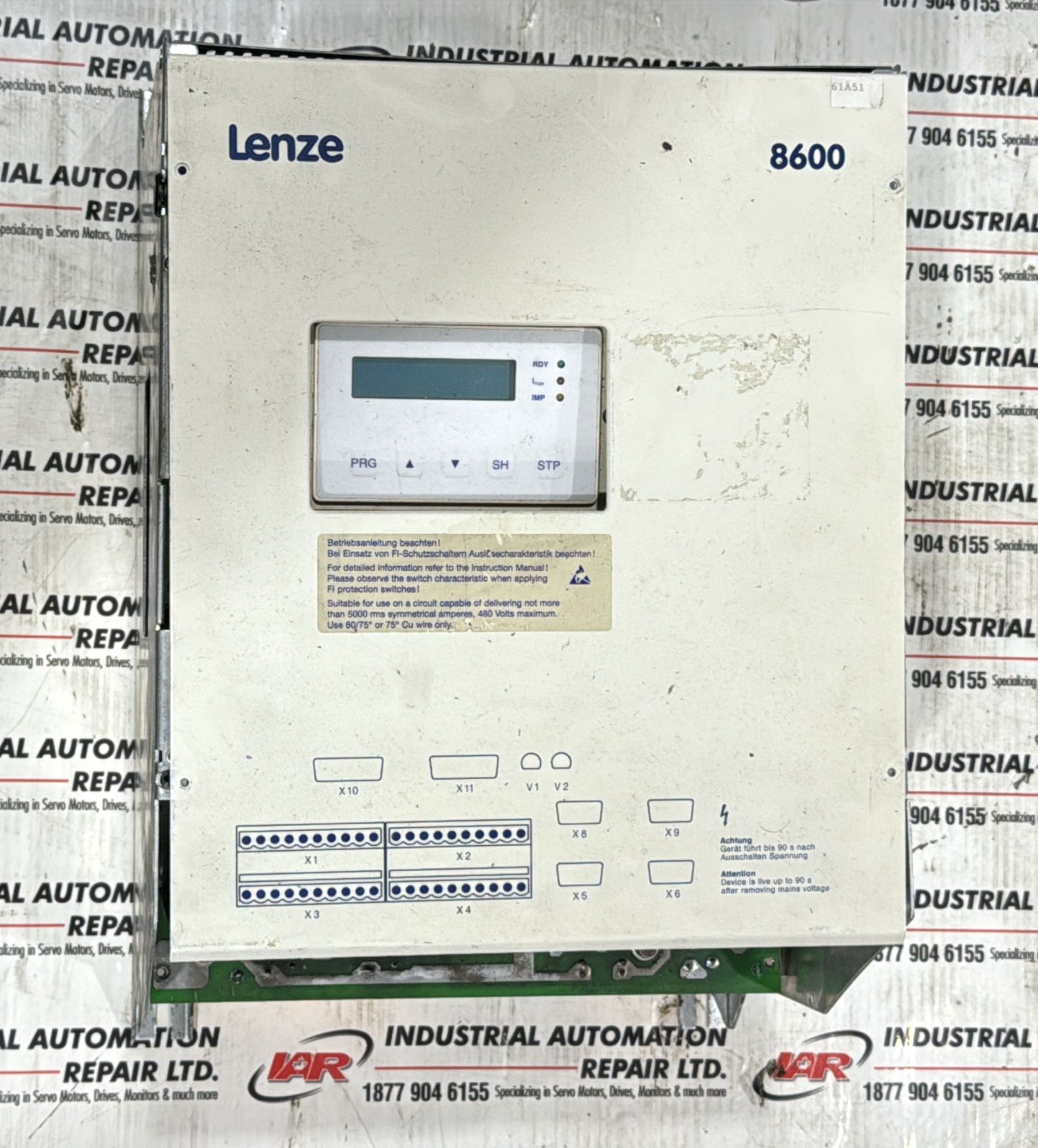LENZE EVF8606-E **FOR PARTS ONLY* FINAL SALE – NO RETURNS ACCEPTED