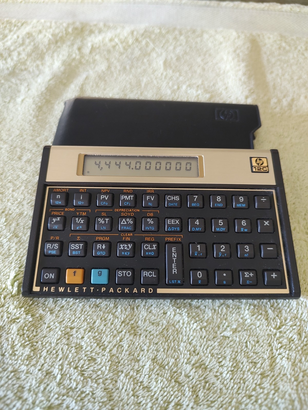 Vintage HP 12C Financial Calculator Original Cover Made in Malaysia Tested