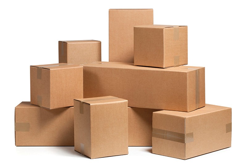 50 Pack Cardboard Mailing Packing Boxe 12x10x4 Corrugated Moving Shipping Boxes