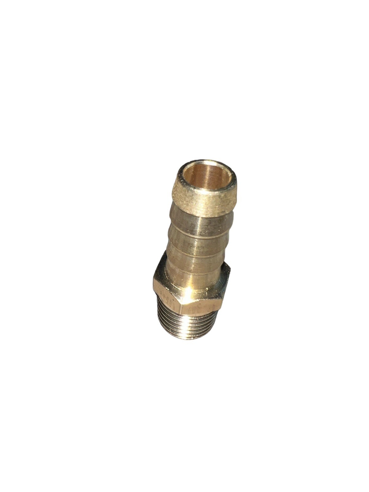NEW Lot of TWENTY-FIVE (25) Solid Brass Hose Barb 7/16″ Hose ID x 1/2″ Male